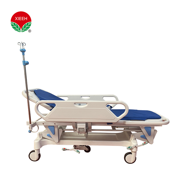 XIEHE 의료 접는 조정 가능한 구급차 환자 이동 응급 침대 병원 들것 트롤리