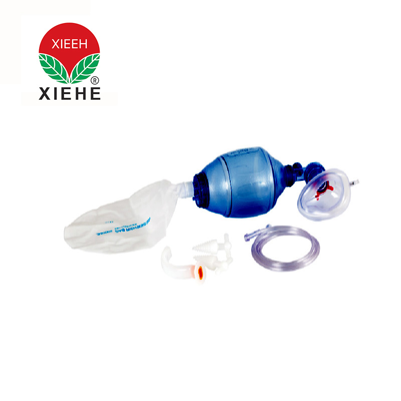 응급 처치 수동 SEBS PVC 실리콘 성인 어린이 유아 인공 호흡기 Ambu 가방